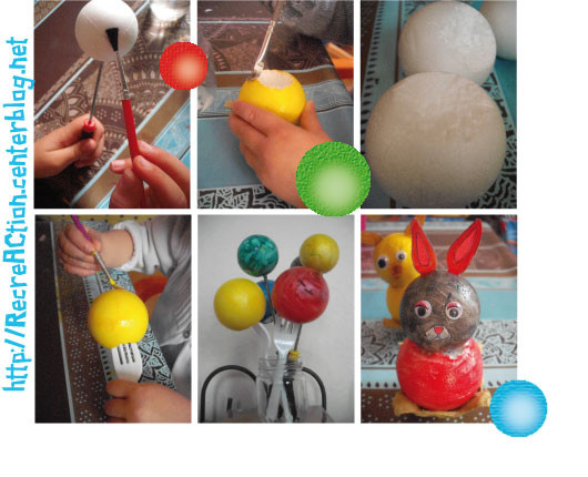 Fabrication d'un lapin de pâques
